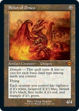 Scion of Draco (Retro Frame) (Foil Etched) (431) [MH2] - MTG Single