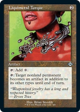 Liquimetal Torque (Retro Frame) (Foil Etched) (428) [MH2] - MTG Single