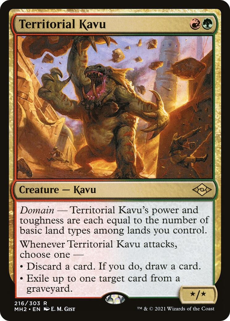 Territorial Kavu (216) [MH2] - MTG Single