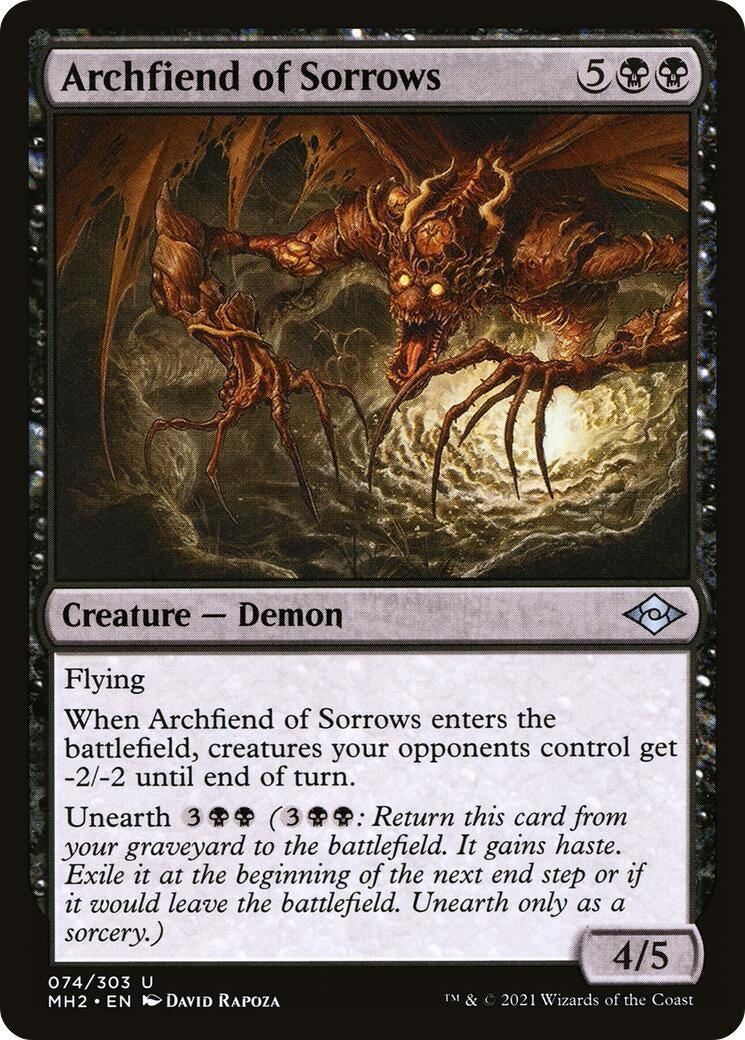 Archfiend of Sorrows (74) [MH2] - MTG Single