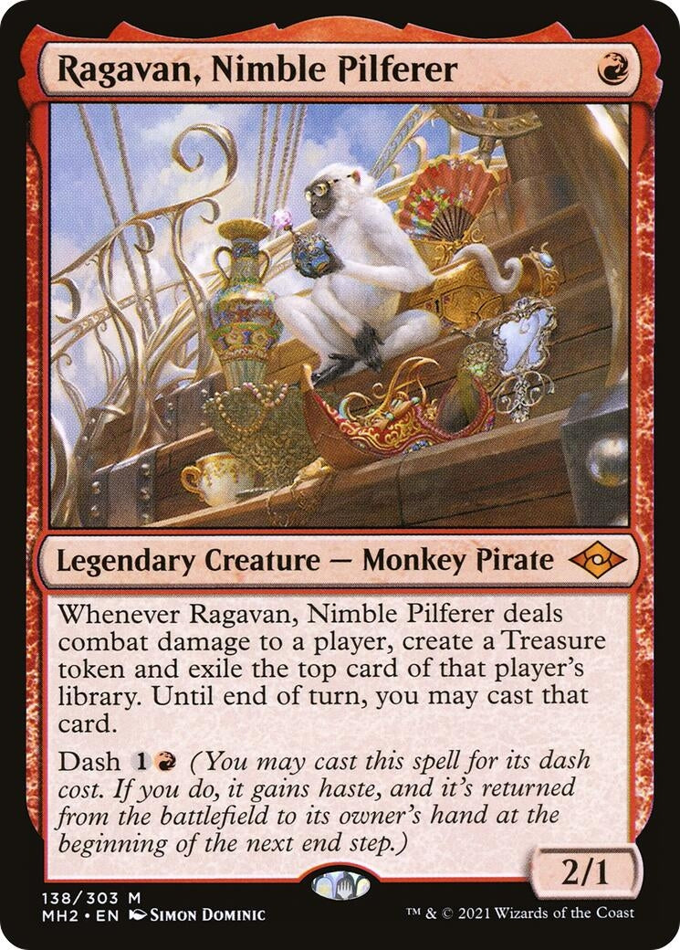 Ragavan Nimble Pilferer (138) [MH2] - MTG Single