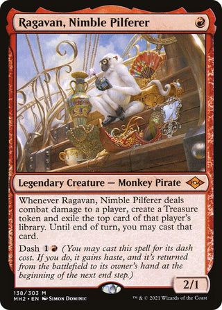 Ragavan Nimble Pilferer (138) [MH2] - MTG Single