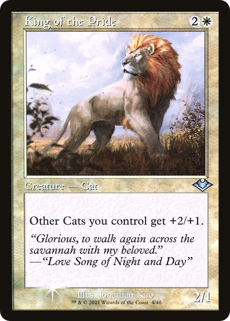 King of the Pride (Retro Frame) (4) [MH1] - MTG Single