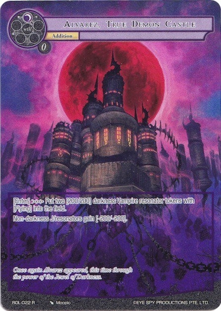Alvarez True Demon Castle (Full Art) (22) [ROL] - Force of Will Single