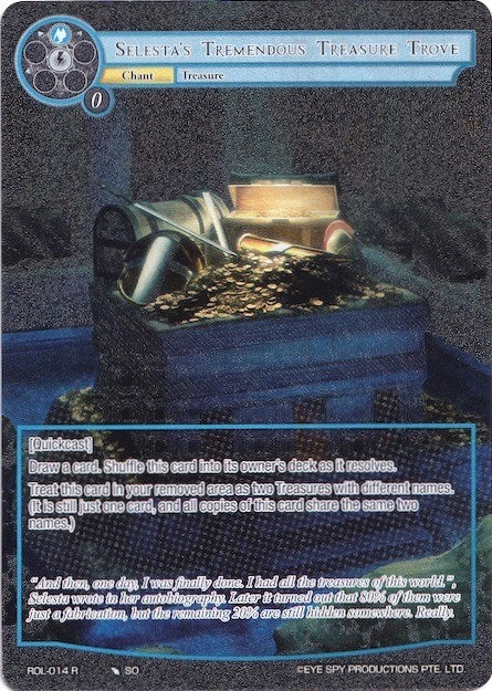 Selesta’s Tremendous Treasure Trove (Full Art) (14) [ROL] - Force of Will Single