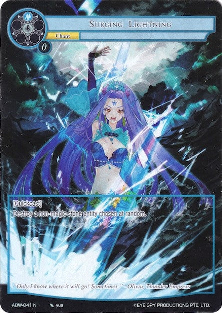 Surging Lightning (Full Art) (41) [ADW] - Force of Will Single