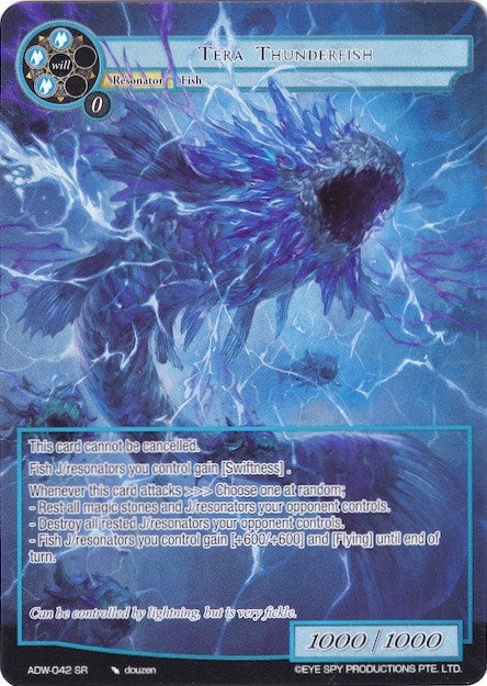 Tera Thunderfish (Full Art) (42) [ADW] - Force of Will Single