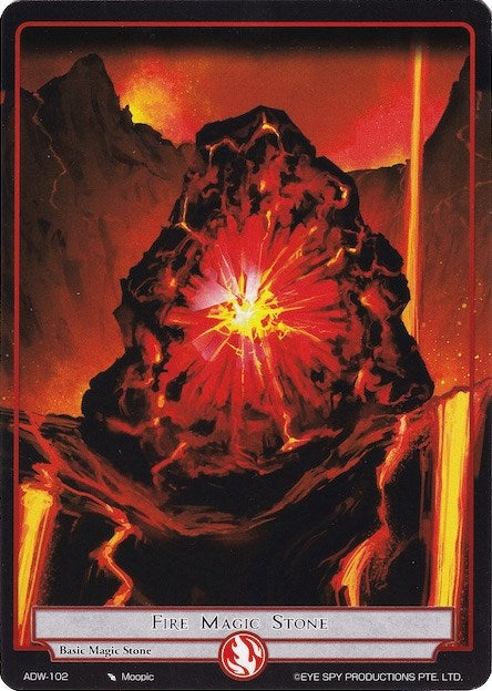 Fire Magic Stone (102) [ADW] - Force of Will Single
