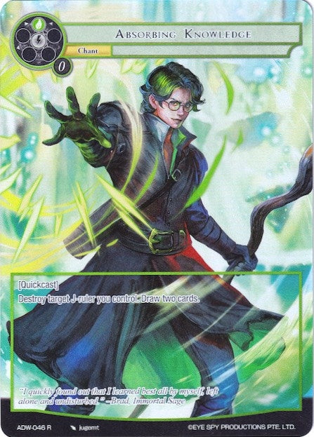 Absorbing Knowledge (Full Art) (46) [ADW] - Force of Will Single