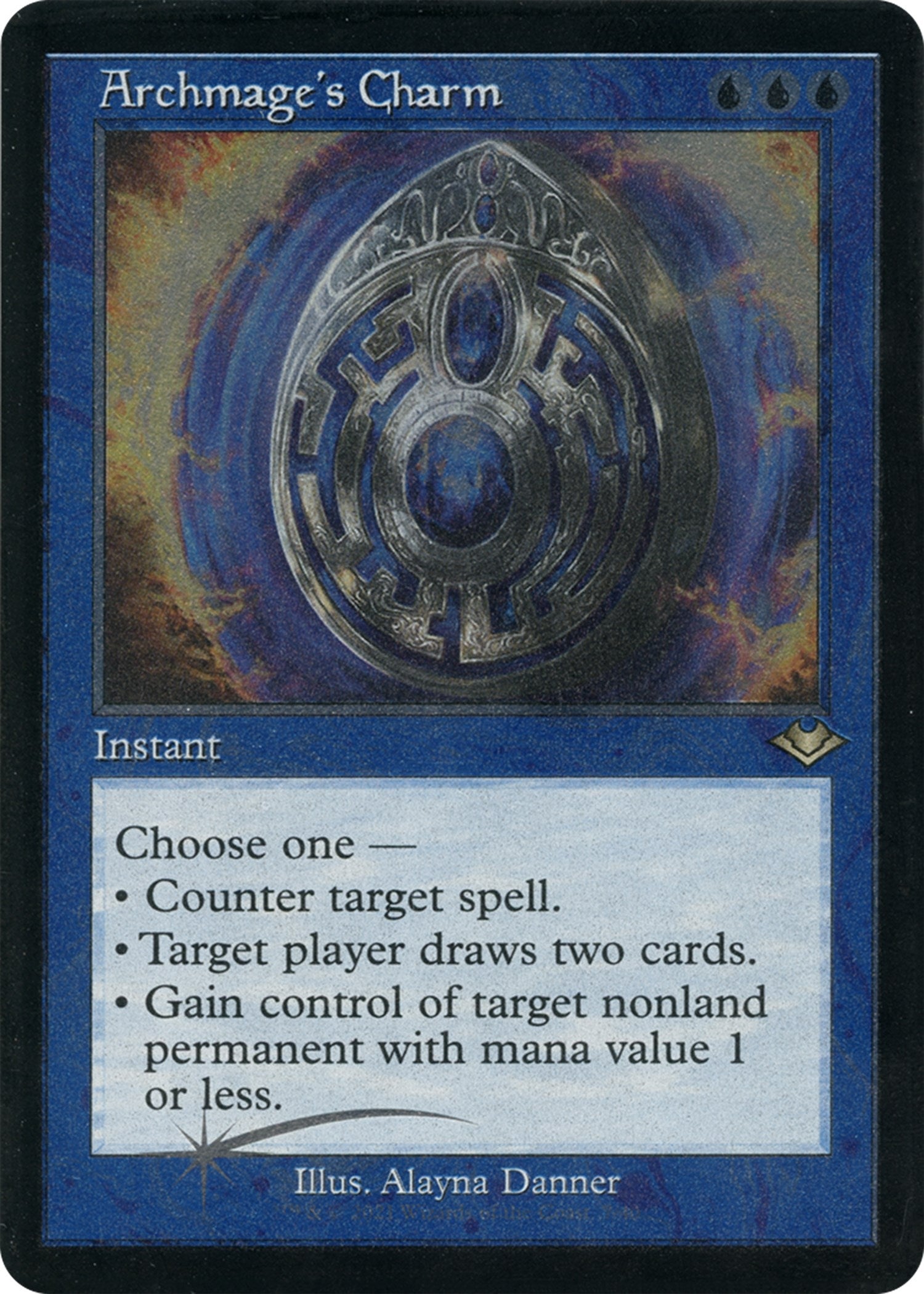 Archmage’s Charm (Retro Frame) (Foil Etched) (7) [MH1] - MTG Single