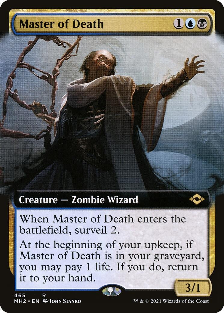 Master of Death (Extended Art) (465) [MH2] - MTG Single