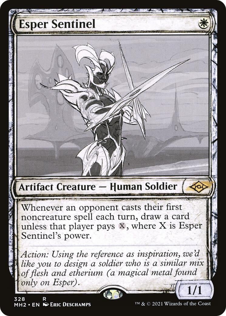 Esper Sentinel (Showcase) (328) [MH2] - MTG Single