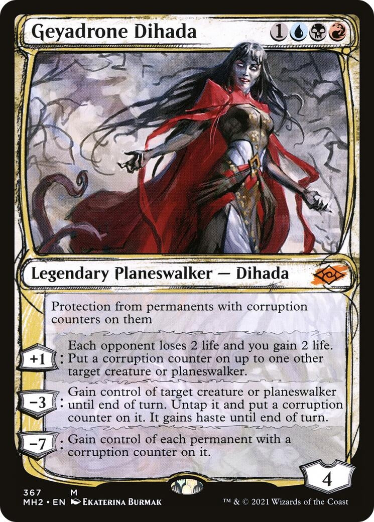 Geyadrone Dihada (Showcase) (367) [MH2] - MTG Single