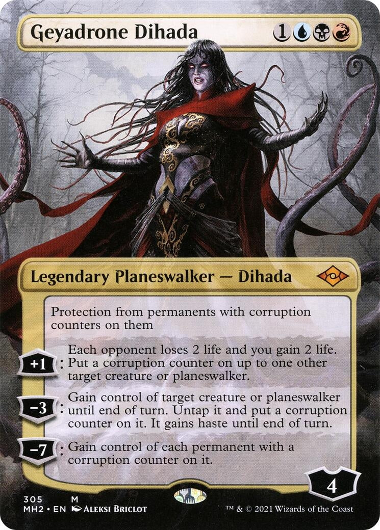 Geyadrone Dihada (Borderless) (305) [MH2] - MTG Single