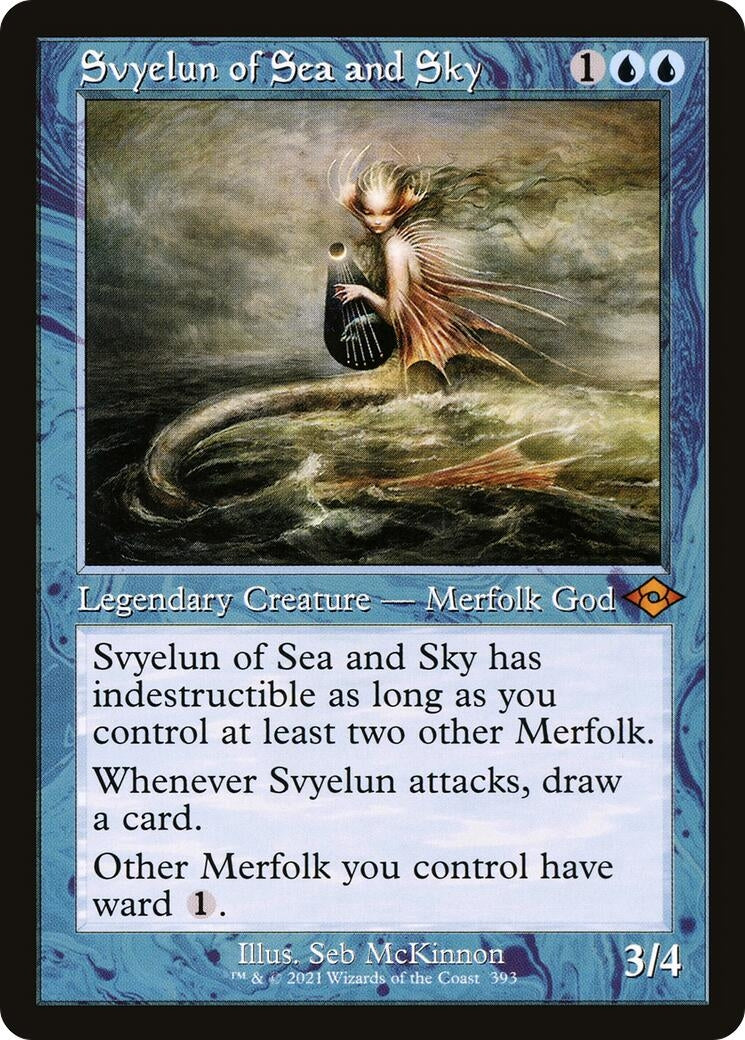 Svyelun of Sea and Sky (Retro Frame) (393) [MH2] - MTG Single