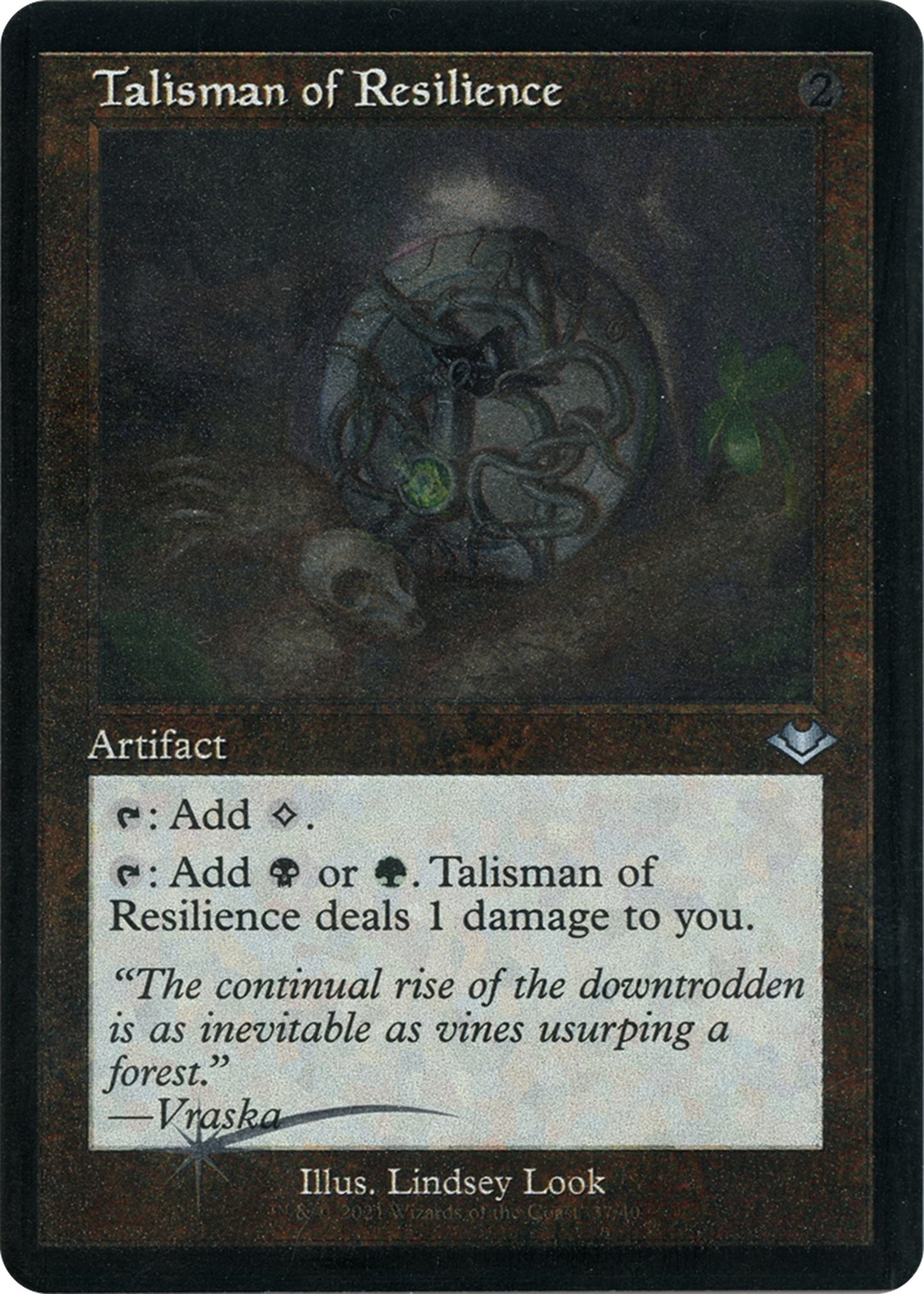 Talisman of Resilience (Retro Frame) (Foil Etched) (37) [MH1] - MTG Single