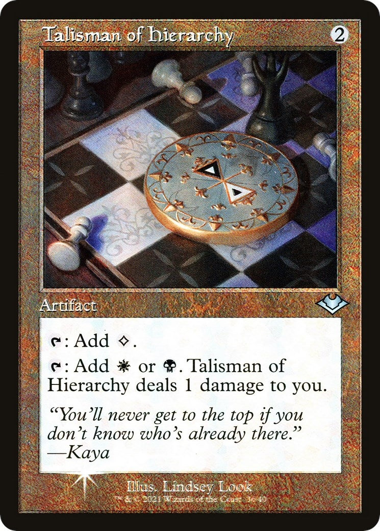 Talisman of Hierarchy (Retro Frame) (36) [MH1] - MTG Single