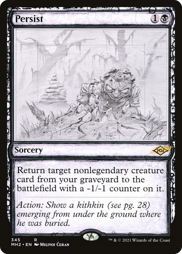 Persist (Showcase) (345) [MH2] - MTG Single