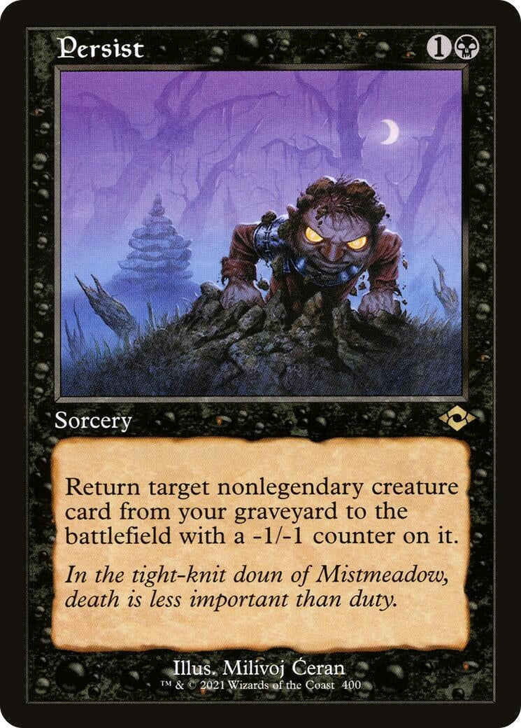 Persist (Retro Frame) (400) [MH2] - MTG Single