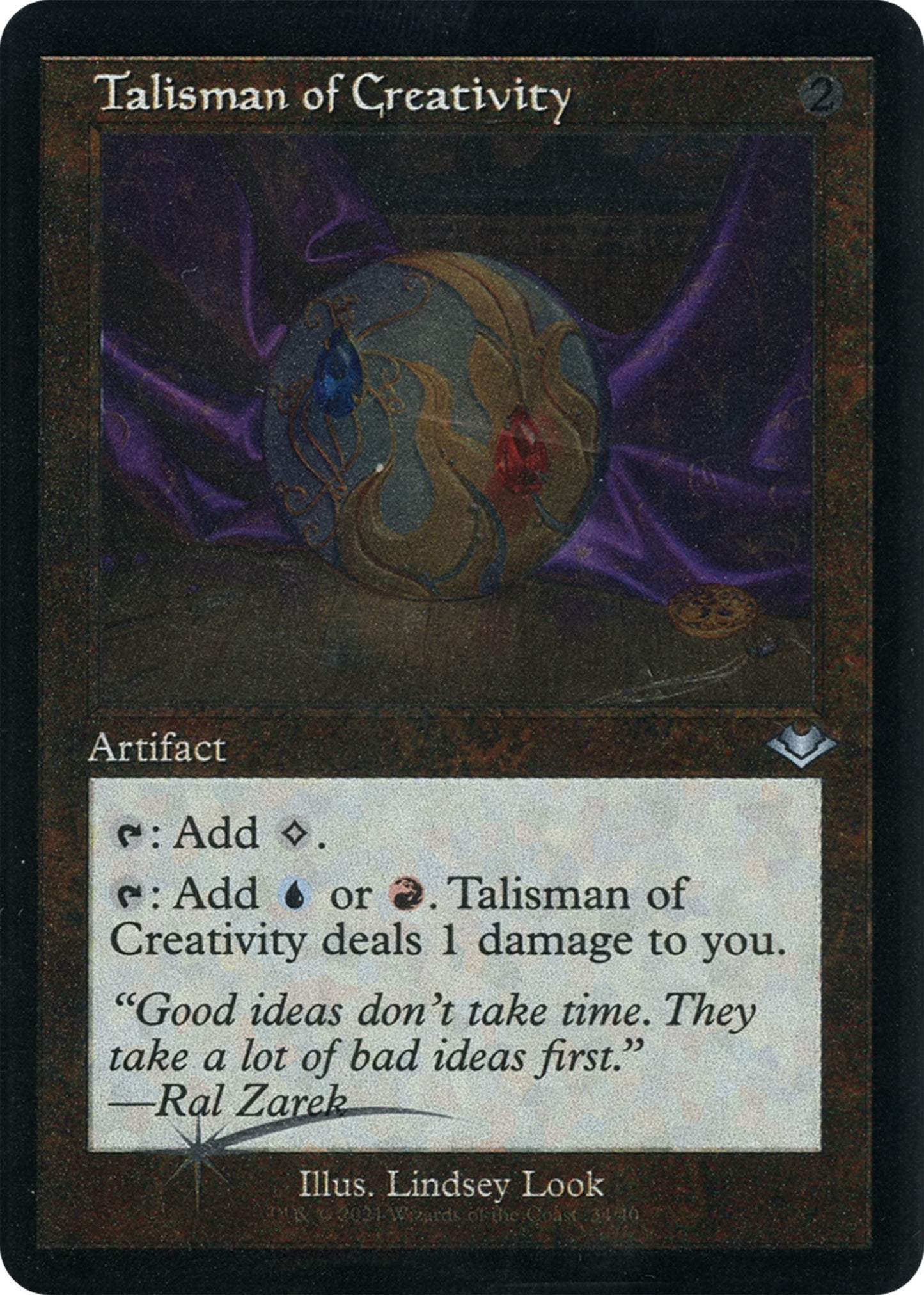 Talisman of Creativity (Retro Frame) (Foil Etched) (34) [MH1] - MTG Single