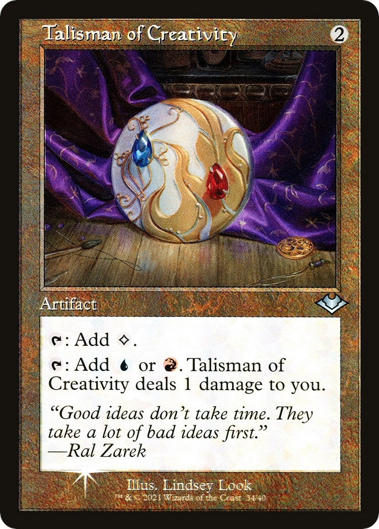 Talisman of Creativity (Retro Frame) (34) [MH1] - MTG Single