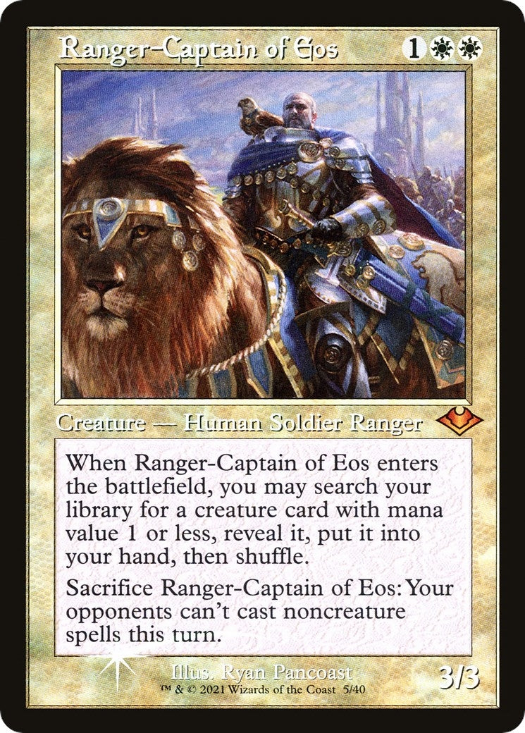 Ranger-Captain of Eos (Retro Frame) (5) [MH1] - MTG Single