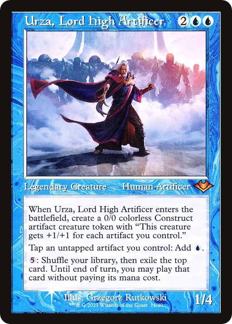 Urza Lord High Artificer (Retro Frame) (11) [MH1] - MTG Single