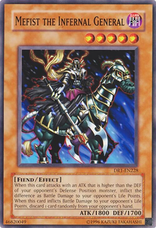 Mefist the Infernal General (1228) - YuGiOh Single