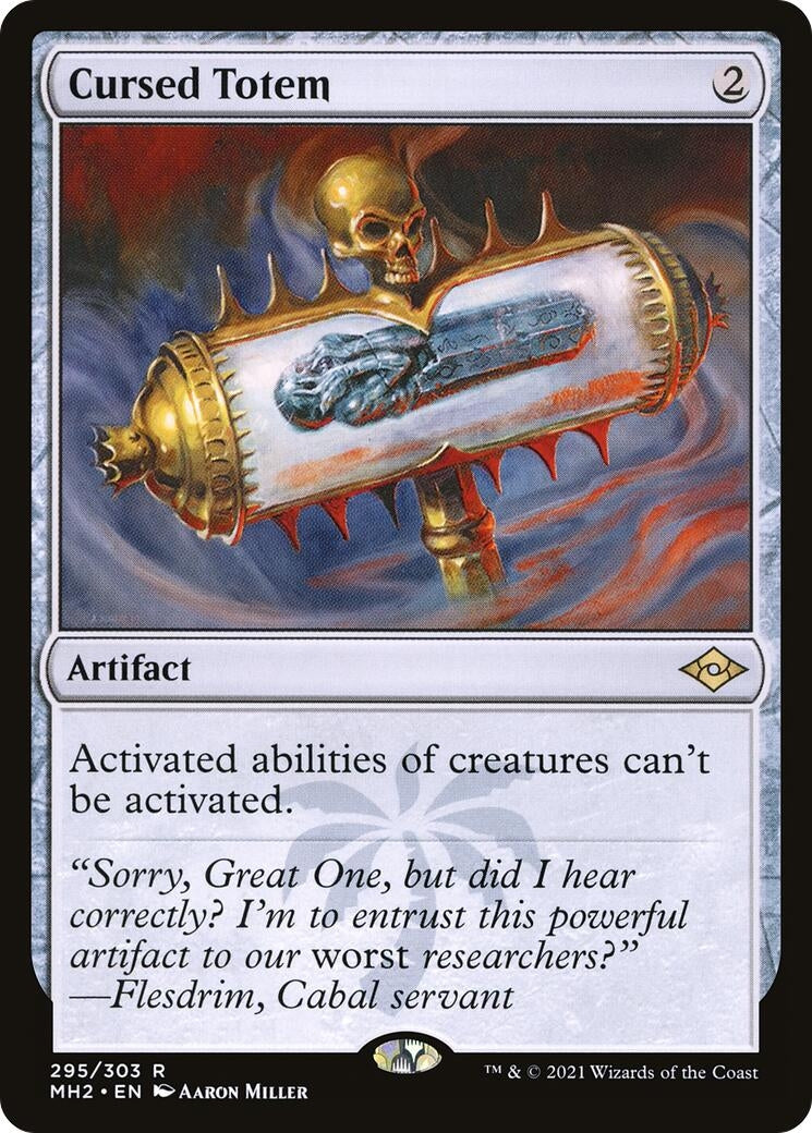 Cursed Totem (295) [MH2] - MTG Single