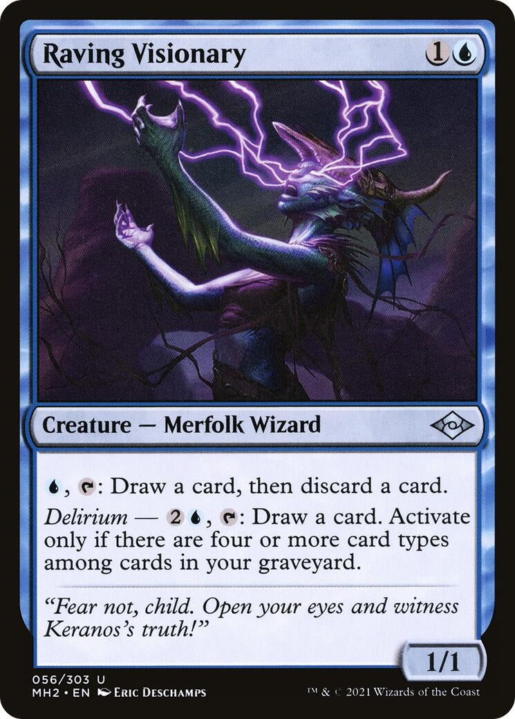 Raving Visionary (56) [MH2] - MTG Single