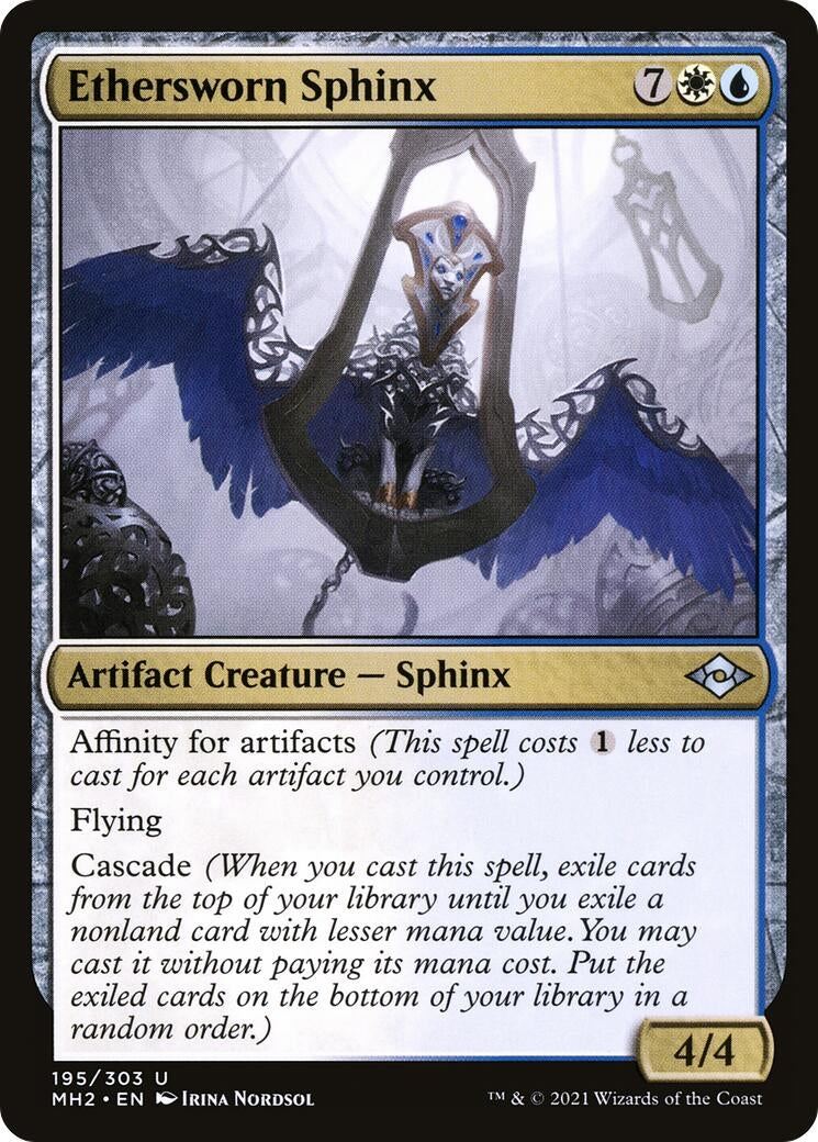Ethersworn Sphinx (195) [MH2] - MTG Single