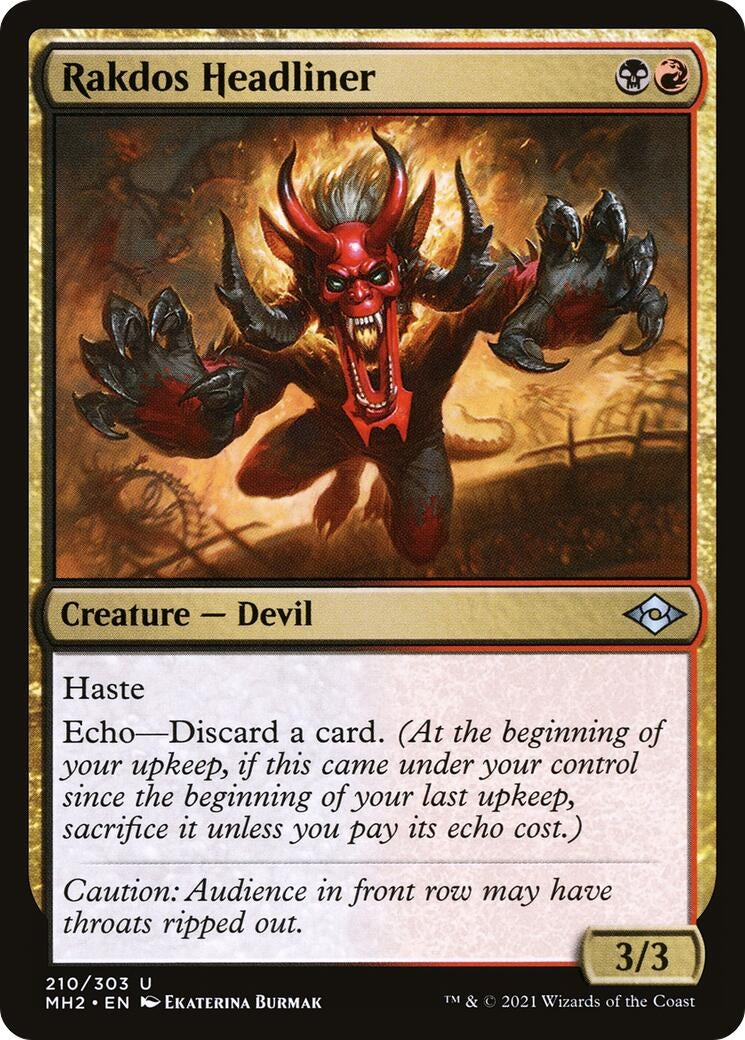 Rakdos Headliner (210) [MH2] - MTG Single