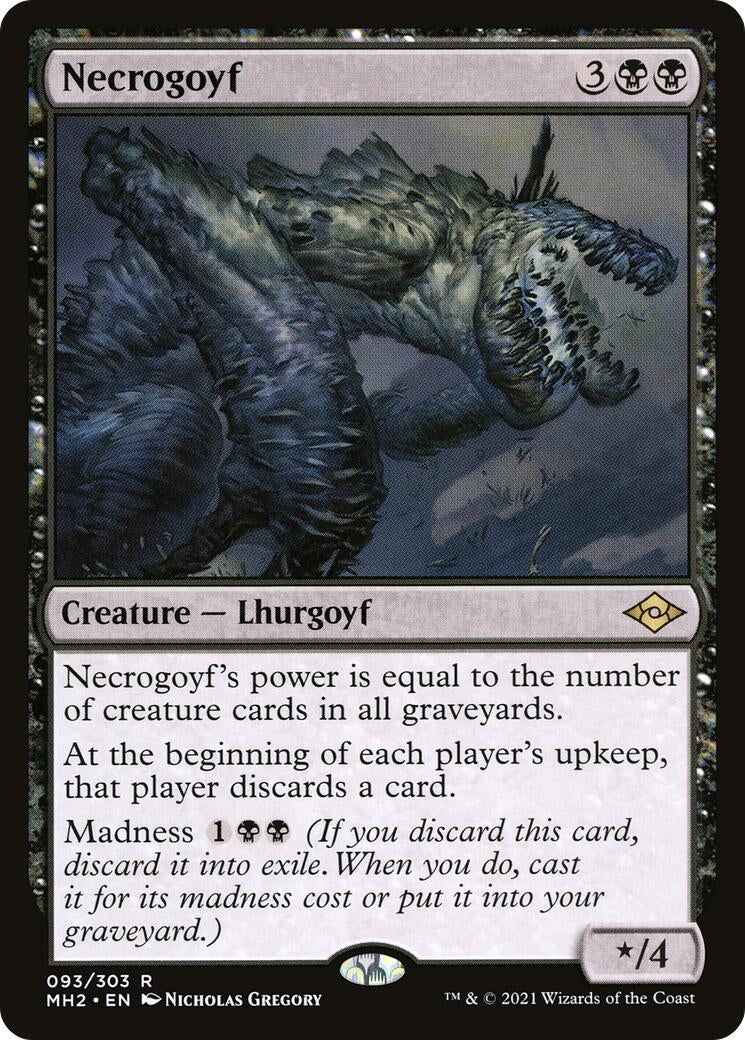 Necrogoyf (93) [MH2] - MTG Single