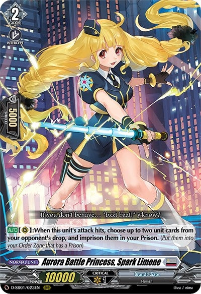 Aurora Battle Princess Spark Limone (1023) [D-SS01] - Cardfight Vanguard Single