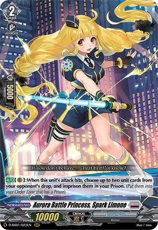 Aurora Battle Princess Spark Limone (1023) [D-SS01] - Cardfight Vanguard Single
