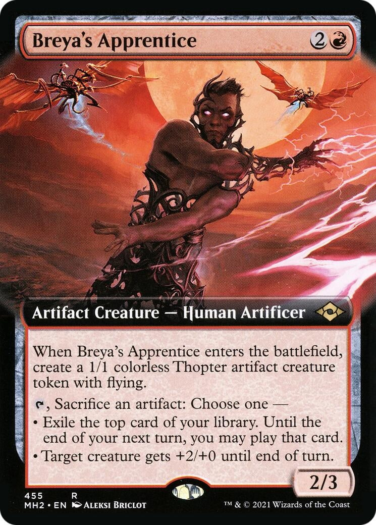Breya’s Apprentice (Extended Art) (455) [MH2] - MTG Single