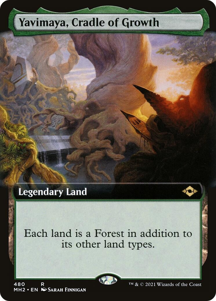 Yavimaya Cradle of Growth (Extended Art) (480) [MH2] - MTG Single