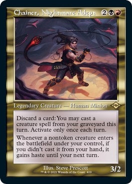 Chainer Nightmare Adept (Retro Frame) (Foil Etched) (419) [MH2] - MTG Single