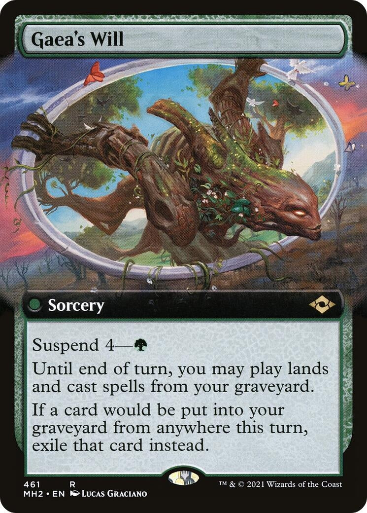 Gaea’s Will (Extended Art) (461) [MH2] - MTG Single