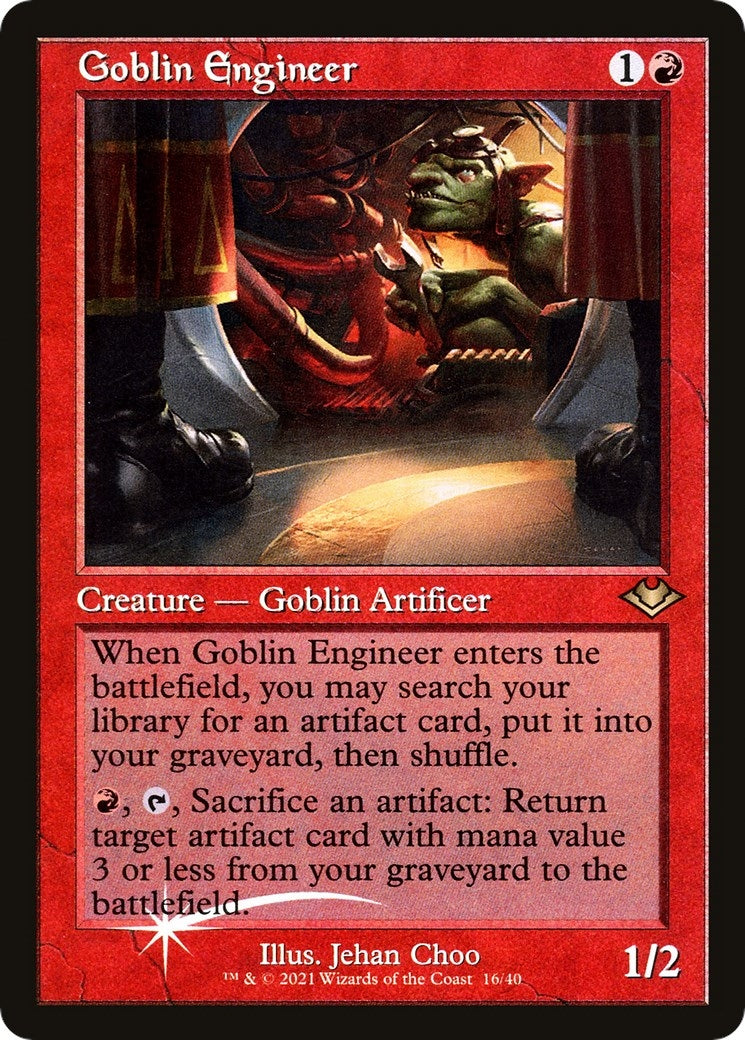 Goblin Engineer (Retro Frame) (16) [MH1] - MTG Single