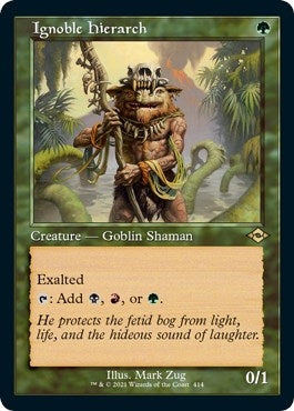 Ignoble Hierarch (Retro Frame) (Foil Etched) (414) [MH2] - MTG Single