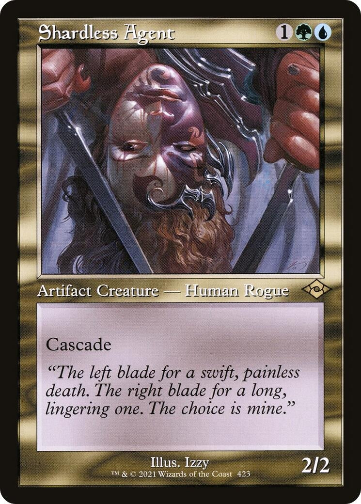 Shardless Agent (Retro Frame) (423) [MH2] - MTG Single