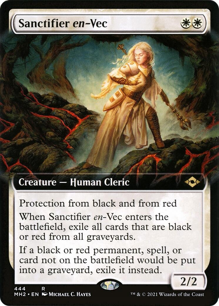 Sanctifier en-Vec (Extended Art) (444) [MH2] - MTG Single