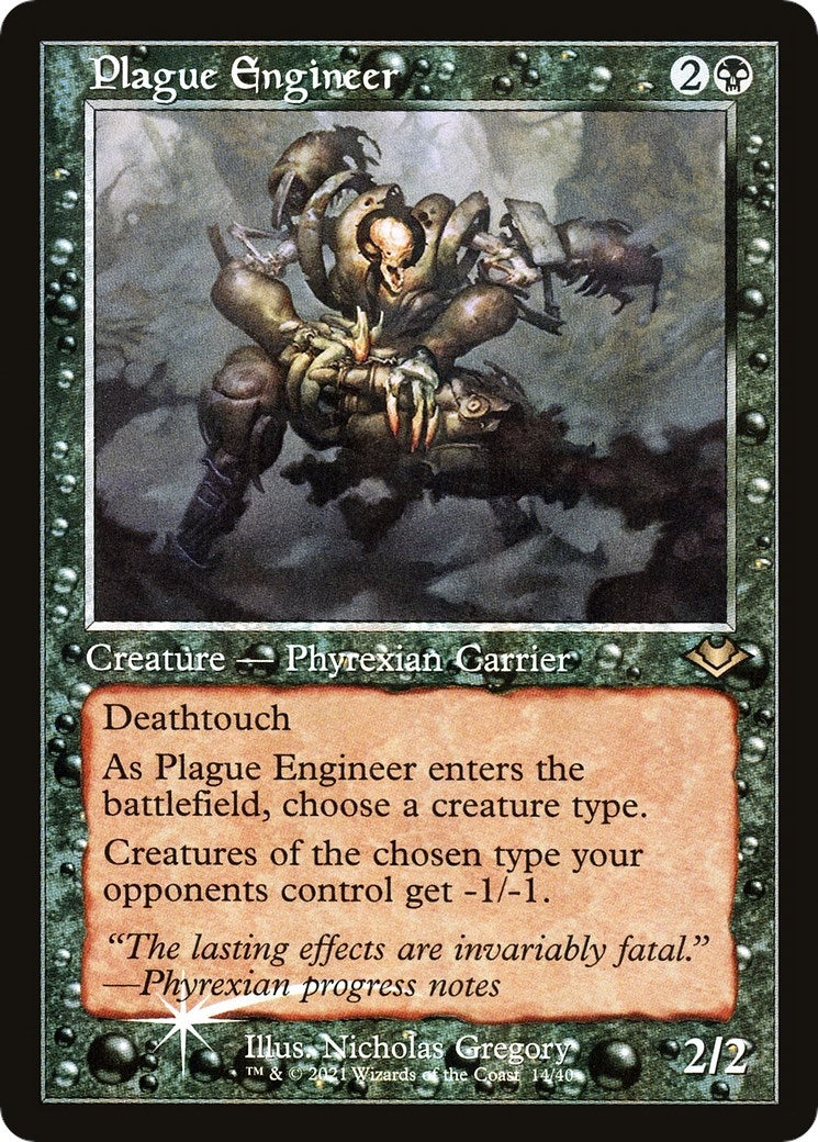 Plague Engineer (Retro Frame) (14) [MH1] - MTG Single