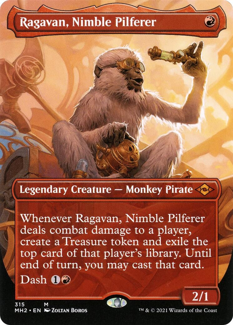 Ragavan Nimble Pilferer (Borderless) (315) [MH2] - MTG Single