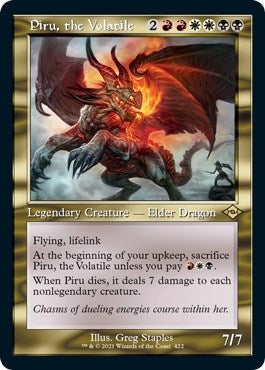 Piru the Volatile (Retro Frame) (Foil Etched) (422) [MH2] - MTG Single
