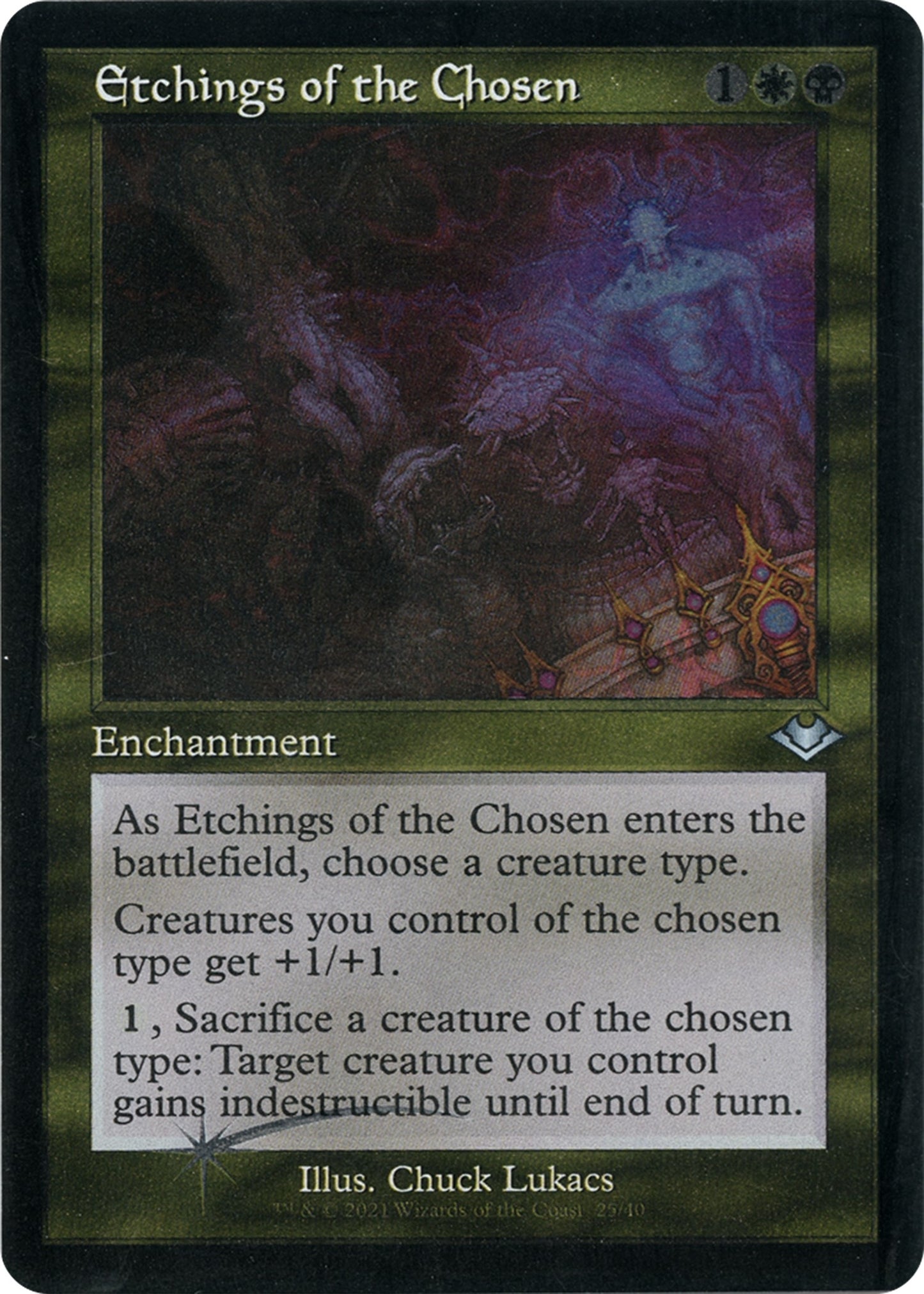 Etchings of the Chosen (Retro Frame) (Foil Etched) (25) [MH1] - MTG Single