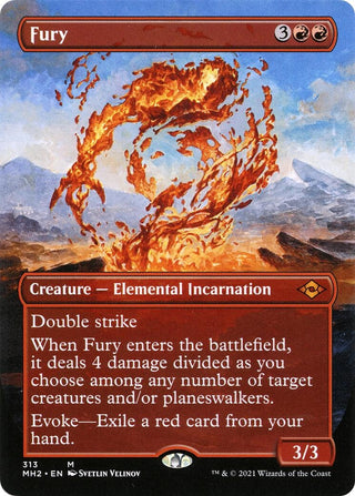 Fury (Borderless) (313) [MH2] - MTG Single