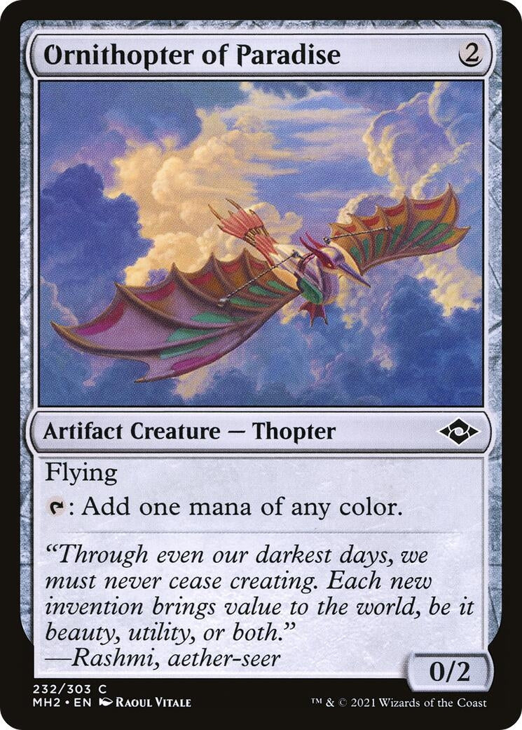 Ornithopter of Paradise (232) [MH2] - MTG Single