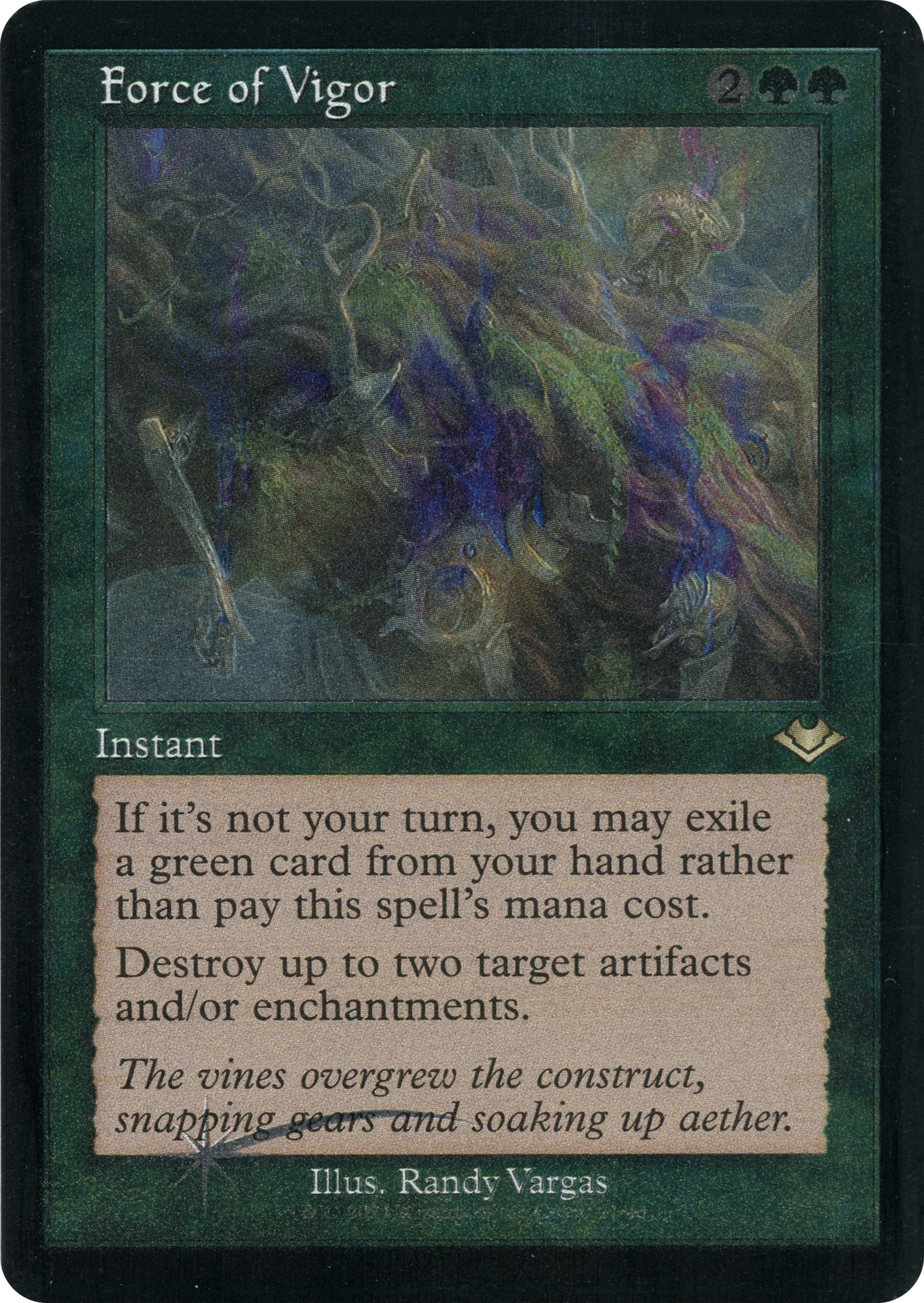 Force of Vigor (Retro Frame) (Foil Etched) (21) [MH1] - MTG Single